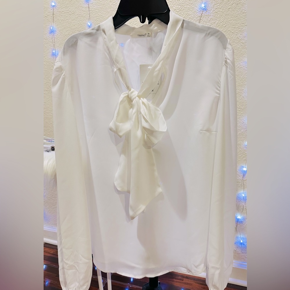 Woman top/ blouse white M size
